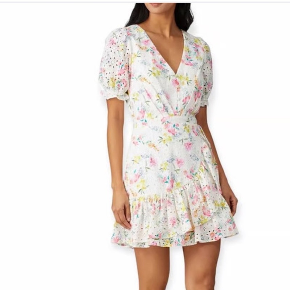 Yumi Kim be the one floral eyelet mini dress size 2